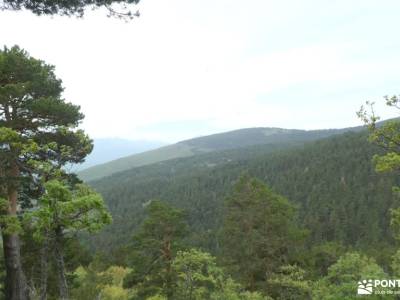 Mirador Peña El Cuervo-Valle Lozoya; ropa tecnica de montaña mapa pedriza viajes de un dia cordiller